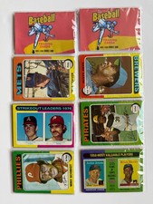 TWO 1975 Topps baseball CUSTOM novelty rack packs Schmidt Ryan Aaron Parker top!