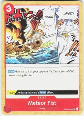 Meteor Fist UC Carrying On His Will OP13-020 NM
