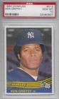 1984 DONRUSS # 613 KEN GRIFFEY (RARE) NEW YORK YANKEES PSA 10 GEM-MINT