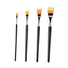 Grainer Brush Set Comfortable Grip Unique Texture Painting Flat Comb Brushes