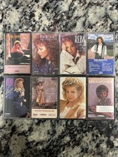 Reba McEntire Cassette Tapes Vintage Lot of 8 Country Albums Greatest Hits Used