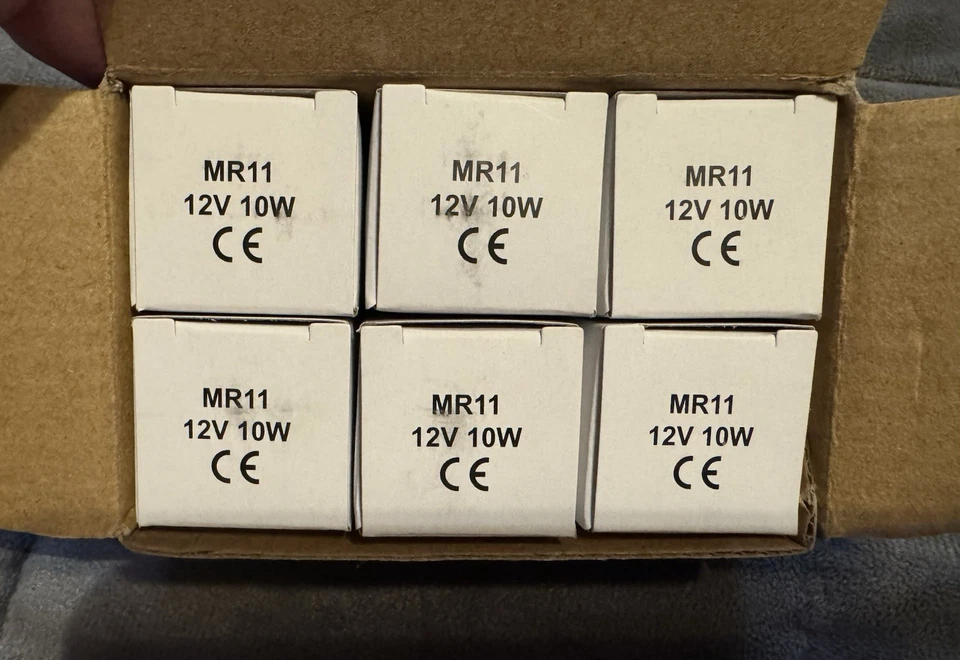 GU4 MR11 12V 20W - 6 Pack MR11 Halogen Bulb with GU4 Base, 2800k Warm White - Image 3 of 4