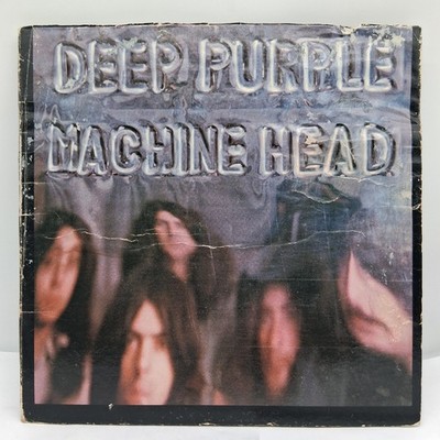 Deep Purple - Machine Head LP 12'' Good/F Vinyl 1972 English Rock Gatefold Cover