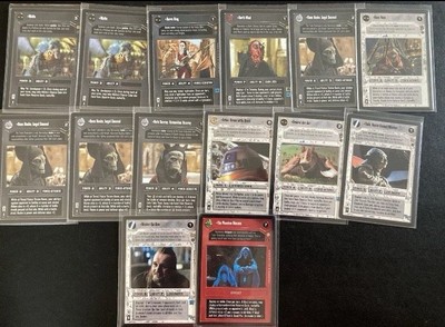 Star Wars CCG - 14x Alternate Image (AI) - Boss Nass, Qui-Gon, Jar-Jar, Yoda