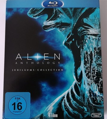 ALIEN  ANTHOLOGY  Blu-ray     Jubiläums - Collection  (4 Disc)  Zustand sehr gut