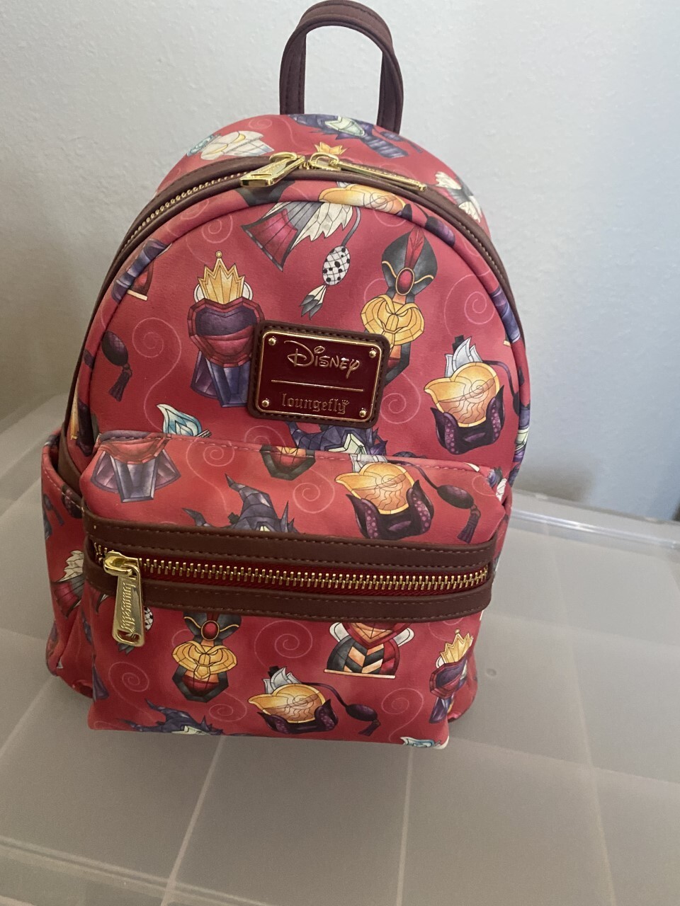 Chic Loungefly Disney Villain Perfume Bottles Mini Backpack 