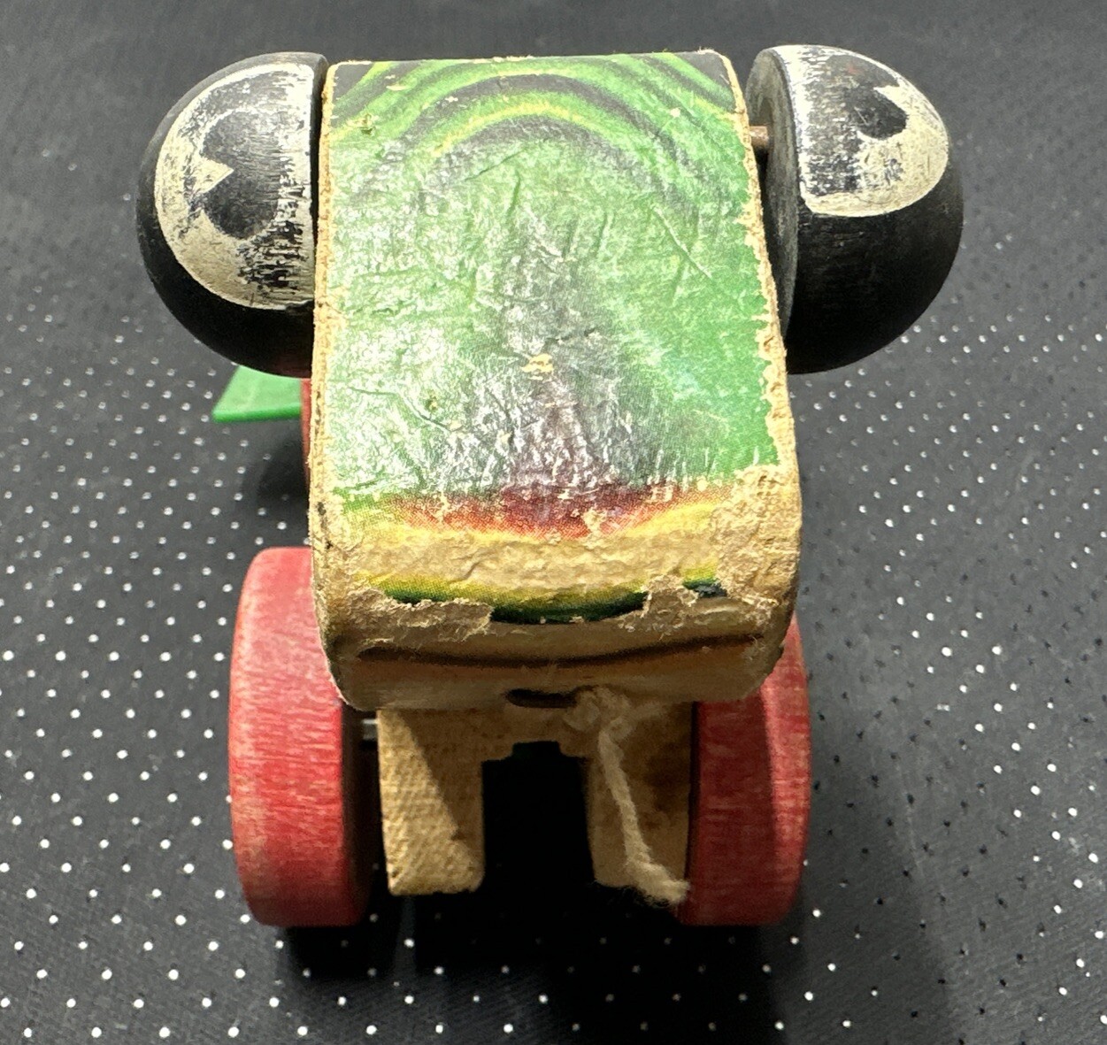 Vintage Fisher Price Pull Kids Toy Jolly Jumper Toad Frog 450 Needs Cord