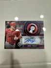 2024 Topps Tribute Mike Trout Red Parallel Patch On-card  Auto /10 APA-MT