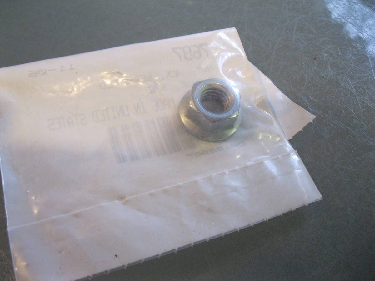 Harley Davidson Serrated Hex Nut P/N 7687 | eBay