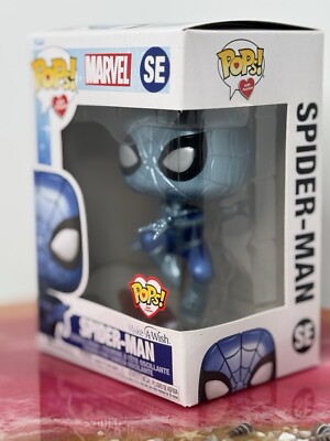 Funko POP! POPs with Purpose Disney Make a Wish Spider-Man SE [Blue Metallic] Ex