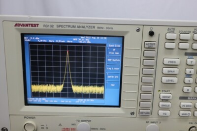 ADVANTEST R3132 スペクトラムアナライザー 9KHz-3GHz ADVANTEST R3132 9KHz-3GHz Spectrum Analyzer | eBay
