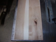 2 PC RUSTIC HICKORY LUMBER WOOD KILN DRIED BOARDS 26"X 7"X 1 3/16" LOT 2575V