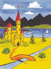 CS4 selbstklebende traditionelle Burgen für Kanal/Schmalboot Dekoration & Canalia