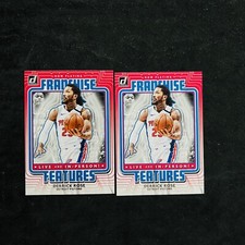 (2) 2020-21 Donruss Derrick Rose Franchise Features Insert Lo T
