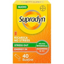 Supradyn Ricarica No Stress, Integratore Multivitaminico Antistress Adulti con M