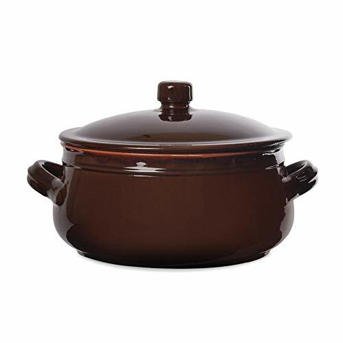 Umidiera terracotta cm.22 con coperchio, cottura fornello, forno, microonde  | eBay