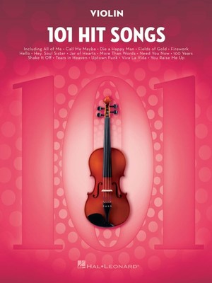 Noten 101 Hit Songs Violine Geige HL 197188 Hal Leonard Popular songs