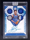 2018-19 Panini Cornerstones Jalen Brunson #179 RC Auto Quad Patch Onyx 1/1