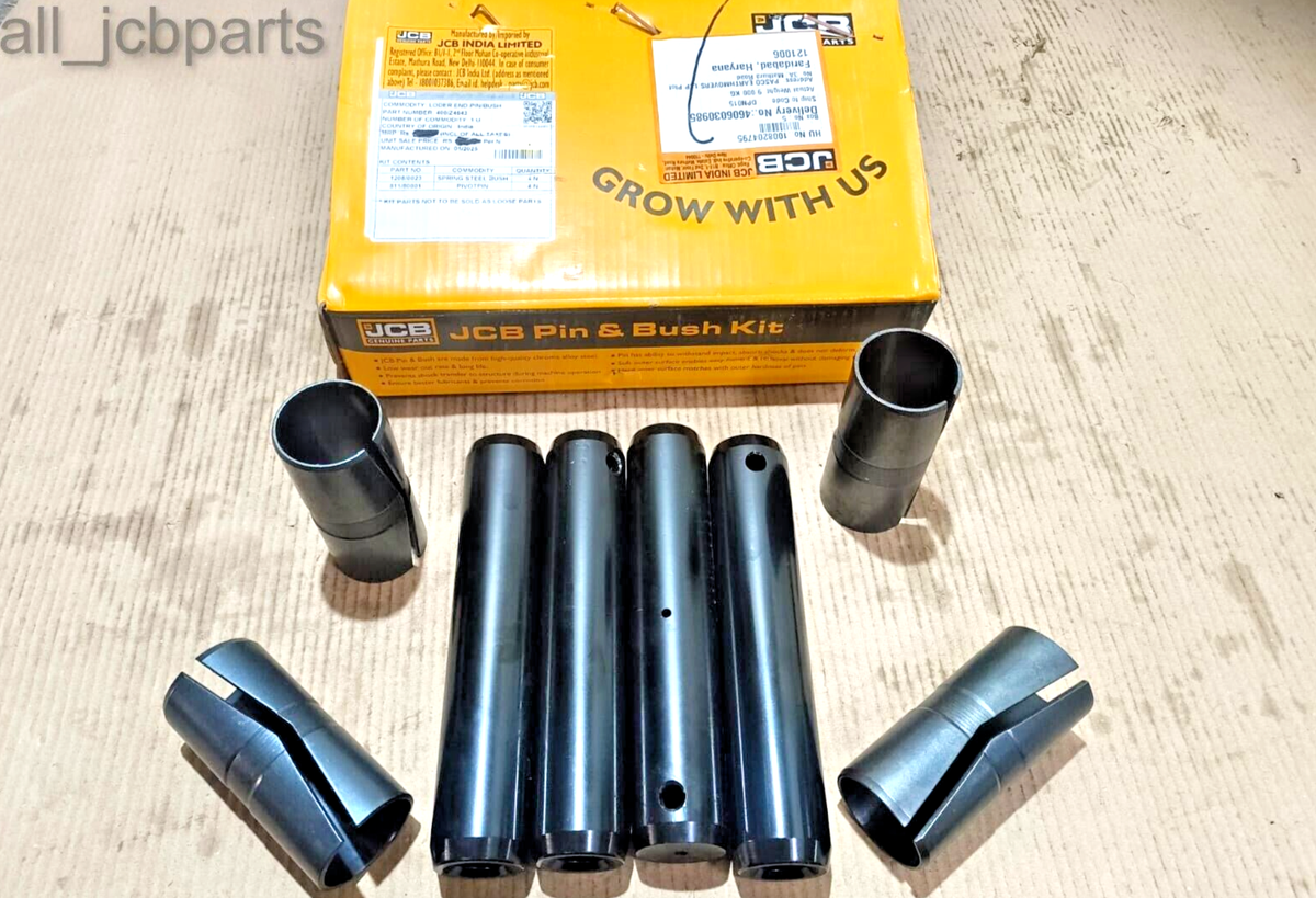 GENUINE LOADER PIVOT PINS BUSHES 4 PC EACH (PART 811/80001 1208