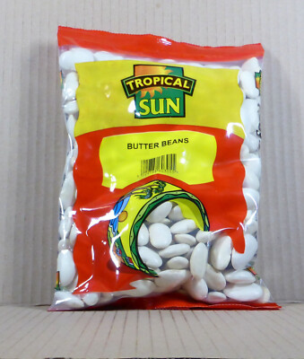 500gr. Butter Beans / gelbe Limabohnen getrocknet von Tropical Sun, Peru