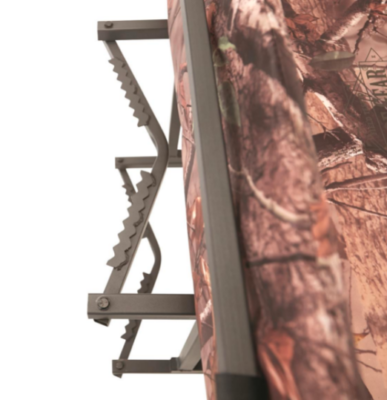 Guide Gear 20-Foot Double Rail Ladder Tree Stand With Hunting Blind – 2-Man, 500 Lb Capacity