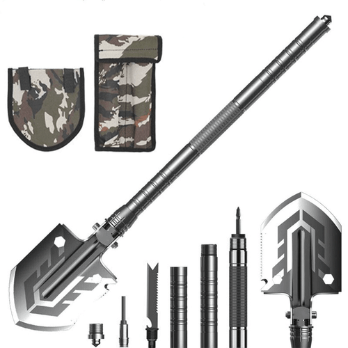 Survival Folding Shovel Axe Set Tactical Hatchet Spade Camping Hunting Tools US - Picture 20 of 28