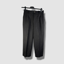 $5000 Chanel Women's Black Wool/Cashmere Dress Pants Size 42