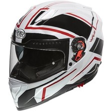 CASCO INTEGRALE VYRUS ND2 BIANCO NERO ROSSO PREMIER SIZE L