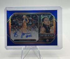 2024 WNBA Select Blue Prizm Courtside Auto 49/49 Brionna Jones Autograph