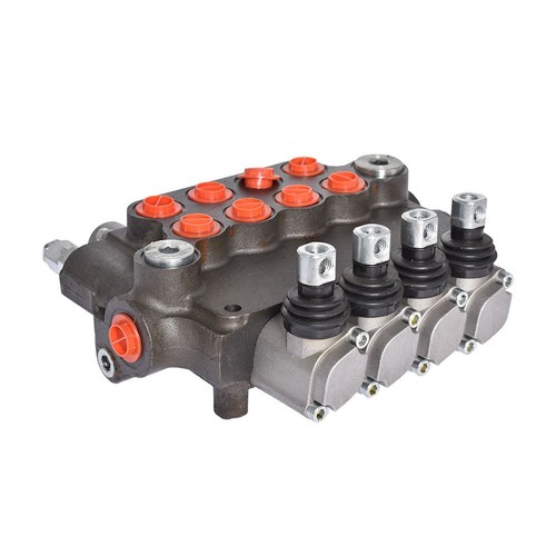 21 GPM 3600 PSI SAE Ports 4 Spool Hydraulic Control Valve Double Acting New - Picture 3 of 7