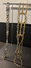 2x Vintage 70's 80's Stylish Metal Women's Belts