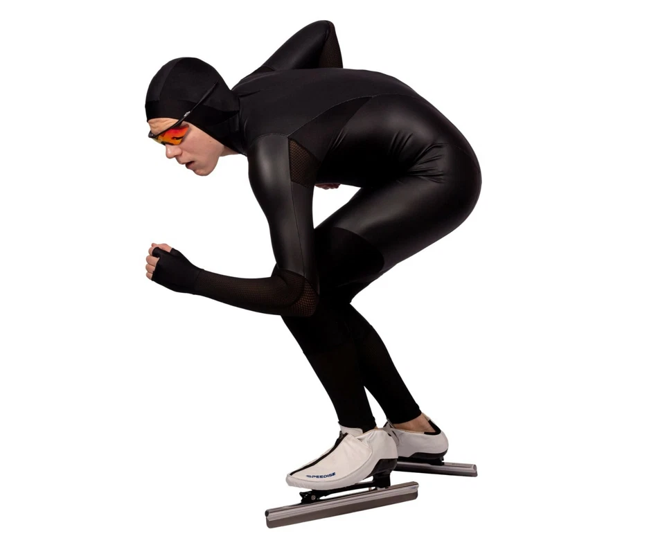 Edge Long Track speed skating suit SKINSUIT rubber Speedsuit black - Image 2 of 4