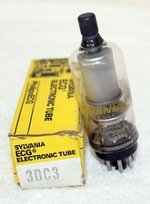 Sylvania 3DC3 Audio Ham Radio Vacuum Tube NIB Made in USA Tests Strong