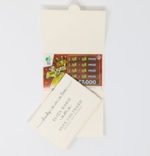 Customized Scratch Card Wedding Gift. Wedding Reception Idea. Table Favour Favor