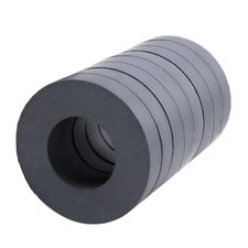 	Ferrite Ring Magnets with HolesOd40 X ID22 X 8Mm round Disc Donut Magnets	