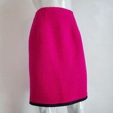 Vintage 90's Classiques Pink Wool Pencil Skirt