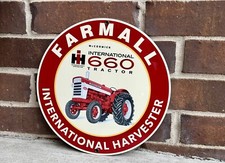 Farmal International Harvester 660 Tractor Farm Equipment metal sign Hi Quality