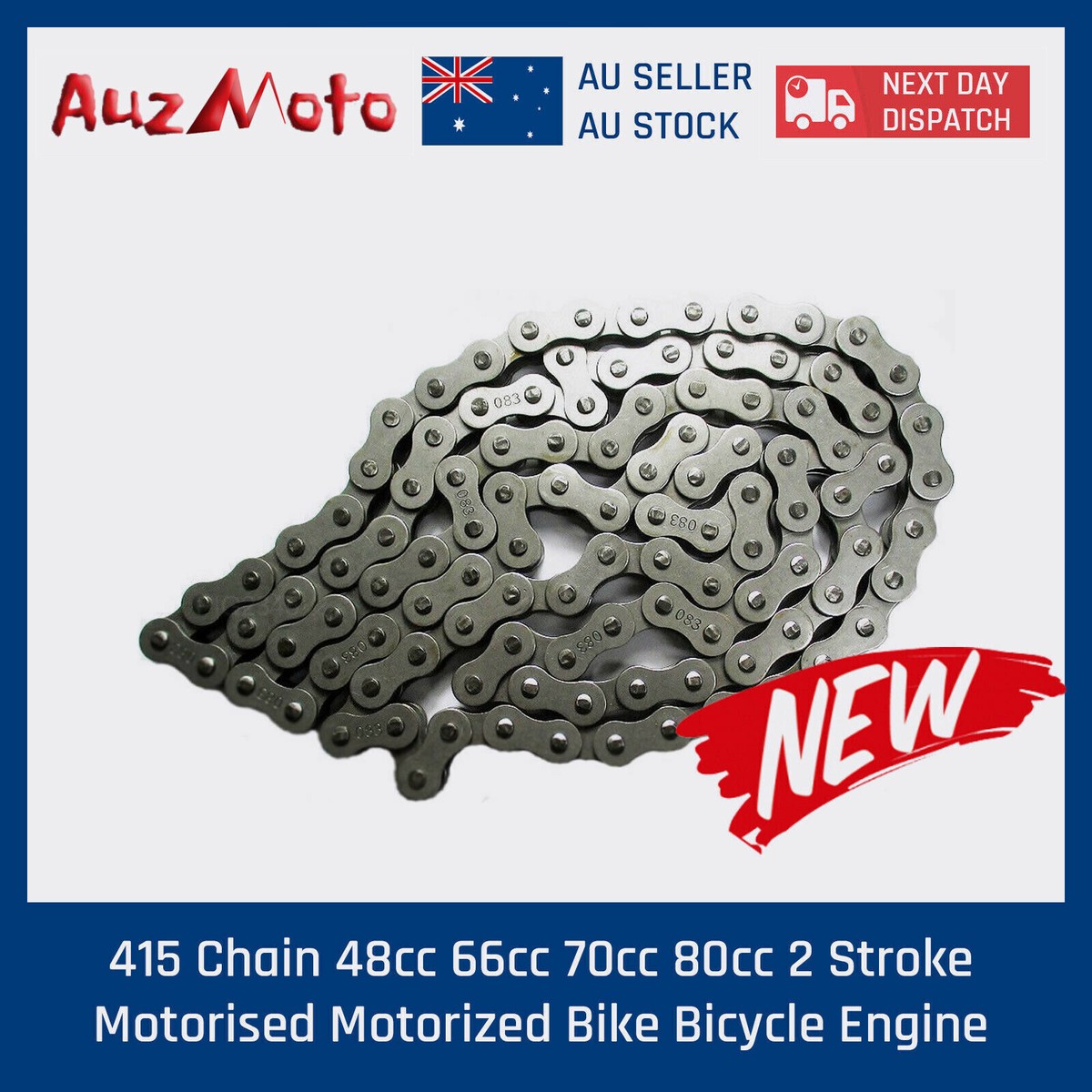 Kit De Arrastre Para Moto 2-Pack 415 Chain Master Link Joiner Links – For 66cc, 70cc, 80cc Motorized Bicycle Engines Motorcycle Roller Chain - Foto 7