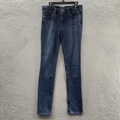 AG Adriano Goldschmied The Prima Cigarette Leg Dark Distressed Jeans BW11727 26R