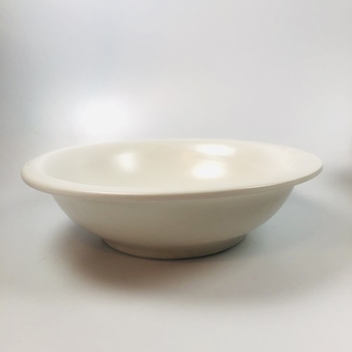 Vintage McCoy USA Ovenproof 7525 Round Solid White Bowl Basin Baking