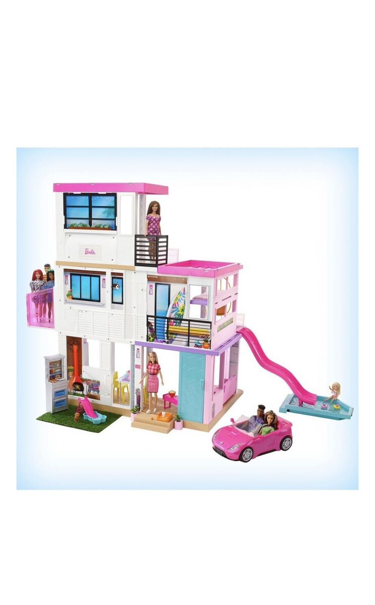  Barbie DreamHouse Dollhouse with 75+ Accessories and