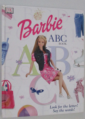 BARBIE DOLL ABC BOOK LOOK & FIND LARGE LEARNING MATTEL ALPHABET
