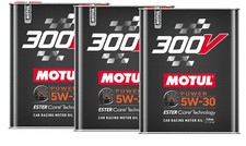 Image of MOTUL 300V 5W30 ENGINE OIL POWER ESTER CORE FULLY SYNTHETIC 110814 6L