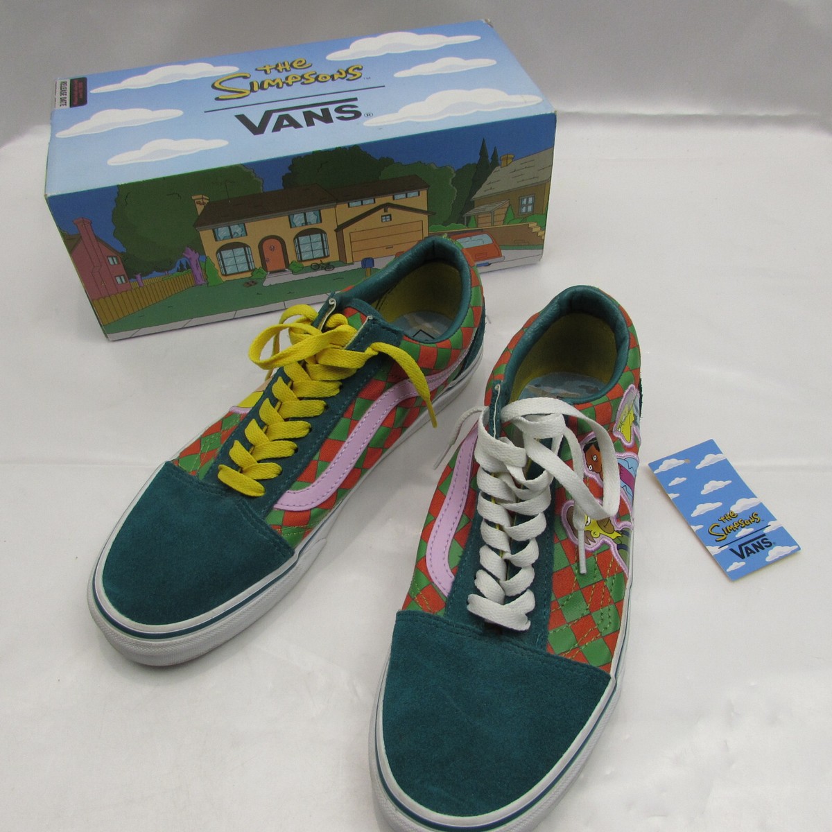 VANS Old Skool The Simpsons Moe's Tavern VN0A4BV521L Skate Shoe Mens Size