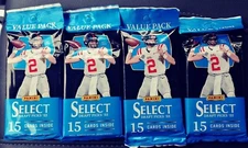 (4 total) 2022 Select Football Draft Picks Value Pack Sealed - Quick Shipment!