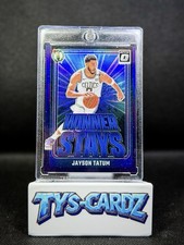 2024-25 Optic Jayson Tatum Winner Stays Purple Holo Prizm Insert