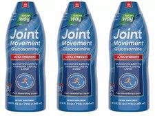 3 Pack - Nature's Way Joint Movement Glucosamine Liquid, 33.8 fl. oz.