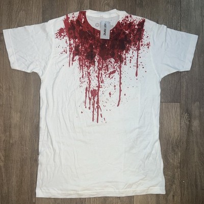 Black Matter Bloody T Shirt Size Medium White Horror Supernatural Hot Topic Goth