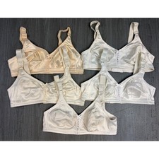 LOT of 5 Bali Double Support Wireless Bra 36C Whit Full Coverage 3820 Comfort