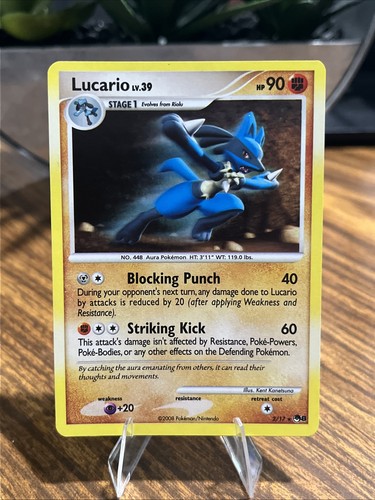 Lucario 2/17 Pokemon POP Series 8 Holo LP Pokemon TCG